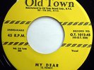 SOLITAIRES 45 My Dear / What Did She Say VG++ Doo Wop 2ND PRESS Hy Wiess w5977