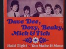 DAVE DEE, DOZY, BEAKY, MICK & TICK: Hold Tight + 3 45 (Australia, PC) rare Rock
