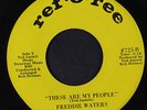 FREDDIE WATERS: These Are My People / Can't Love Nobody But You 45 rare Soul