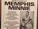 MEMPHIS MINNIE: Blues Classics By LP rare Blues & R&B Album Record Vintage