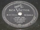 ELVIS PRESLEY 1956 Houng Dog/ Don´t be cruel RARE Ex  10” 78 RPM BRAZIL
