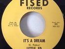 Little Ed & The Soundmasters Band 1972 It's A Dream FISED 101 RARE Psych Funk M-