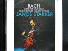 Janos Starker - Bach Suites For Solo Cello LP VG+ SR90370 1963 Vinyl Record