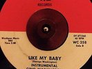 NORTHERN SOUL 45RPM - GINO WASHINGTON - LIKE MY BABY (INSTRUMENTAL)
