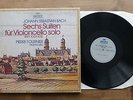 BACH 6 CELLO SUITES PIERRE FOURNIER 3 LP BOX ARCHIV PRODUKTION 2710 005