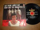 RUBY & ROMANTICS - HEY THERE LONELY BOY - NOT A MOMENT - 45 PS -LISTEN - POPCORN
