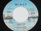 Beatles Paul McCartney & Wings London Town Near Mint Promo 45 RPM Record