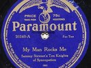 SAMMY STEWART'S TEN KNIGHTS of SYNCOPATION My Daddy Rocks Me ORIG Param. US-1924