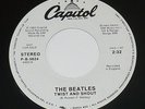 The Beatles Twist And Shout White Label 45 RPM Promo Record