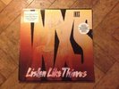 **SIGNED** INXS LISTEN LIKE THIEVES DOUBLE LP MICHAEL HUTCHENCE + BAND