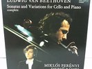 BEETHOVEN CELLO SONATAS, VARIATIONS/ PERENYI.. 3LP