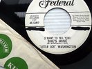 LITTLE JOE WASHINGTON She's Mine Someone Loves Me 1963 W.LABEL PROMO 45 W5860