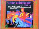 THE VELVET UNDERGROUND AND NICO Pop History Vol 19 2x LP OG GERMAN PRESS VG+/EX