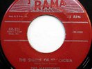 The HARPTONES 45The Shrine Of St. Cecilia / Ou Wee Baby RAMA label DOO WOP w6031