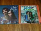 Vintage Sonny & Cher signed Look at Us and The Two of Us btm123