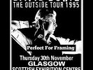 David Bowie live concert at Glasgow 30th November 1995 A4 size poster print