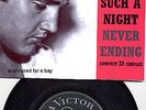 ELVIS PRESLEY SUC A NIGHT BRAZILIAN   SINGLE IN NEW GLOSSY COVER