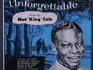 NAT KING COLE: Unforgettable LP (Mono) Vocalists