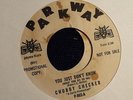CHUBBY CHECKER - JUST DON'T KNOW / TWO HEARTS - PARKWAY W/L PROMO 70s pressing