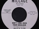 KELLY ST. CLAIR: Don't Look Over Your Shoulder / Darkness On Your Mind 45 Soul