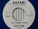 BOB and SHERI Humpty Dumpty Surfer Moon Ltd. Blue Vinyl Promo 45 Brian Wilson EX