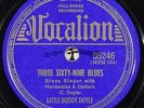 LITTLE BUDDY DOYLE Three Sixty Nine Blues  ORIG Vocalion 05246 US-1939 10