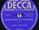 SLEEPY JOHN ESTES   Easin' Back To Tennessee   ORIG Decca 7516 US-1938 10