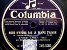 EMILE JACQUES-DALCROZE PIANO   own compositions   ERNEST BAUER TENOR  Swiss Col.