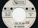 FANTASTICS I Told You Once UNITED ARTISTS Rare Doo Wop 45