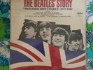 THE BEATLES STORY 2 LP Gatefold Capitol Rainbow Label  BANNER Original US