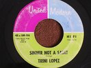 Trini Lopez/Sinner Not a Saint-If/United Modern UM-106/VG to VG+