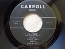 Rare Rockabilly 45 Record Ronnie Knull Carroll-5 G.I. Blues Cry Baby
