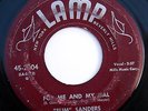 HEAR Slim Sanders 45 For And Me My Girl/No One Can Love LAMP 2004 R&B rocker