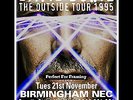 David Bowie live concert Birmingham NEC 21st November 1995 A4 size poster print