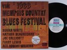 1968 MEMPHIS COUNTRY BLUES FESTIVAL bukka white joe callicott SIRE LP NM promo