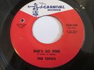 THE TOPICS SHE'S SO FINE I DON'T HAVE TO CRY EX 45 CARNIVAL CAR-520 MORE 45'S