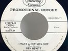 BEN HEWITT I Want A New Girl Now / My Search WL PROMO Mercury ROCKABILLY