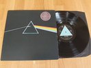 PINK FLOYD DARK SIDE OF THE MOON A2/B2 SOLID BLUE TRIANGLE POSTERS/STICKERS EX+