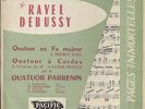 QUATUOR PARRENIN, RAVEL, DEBUSSY Quatuors French LP PACIFIC LDP F48