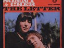 SONNY & CHER: The Letter / Spring Fever 45 (Italy, PS w/ sl wear) Rock & Pop