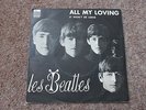 BEATLES ALL MY LOVING/IT WONT BE LONG SO 10100 FRANCE JUKE BOX 45 VERY RARE
