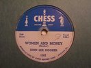 JOHN LEE HOOKER-WOMEN AND MONEY/IT'S MY OWN FAULT-CHESS BLUES 78