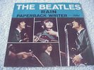 THE BEATLES-Rain/Paperback Writer-45 & PICTURE SLEEVE/ORIG CAPITOL LB/NM