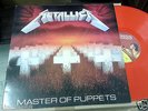 METALLICA  MASTER OF PUPPETS   LIMITED  LP ORANGE  VINYL    SLAYER   MEGADETH