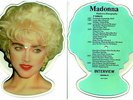 Picture disc découpé MADONNA Discography, interview