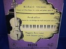 @LXT 2818 *ORANGE/GOLD* 1ST *RICCI /BUSSOTTO* R.STRAUSS /PROKOFIEV VIOLIN SONATA