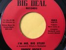 * JIMMY HICKS I'm Mr. Big Stuff/Tell Her That I Love Her FUNK NOLA Deal 45 Hear