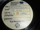 THE KINKS 'GOD'S CHILDREN' 7NX8001 PYE ADVANCE PROMO ACETATE 7