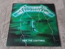 METALLICA 100% ORIGINAL LP France GREEN COVER MISPRINT Ride The Lightning
