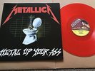 METALLICA 'Metal Up Your Ass' LP RED VINYL Maiden Testament Slayer Megadeth